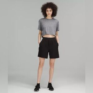 Relaxed Cropped Crewneck T-Shirt